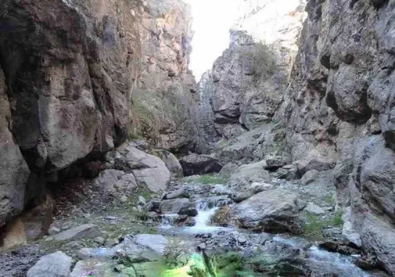 آبشار روستای چرم کهنه (قورکن)