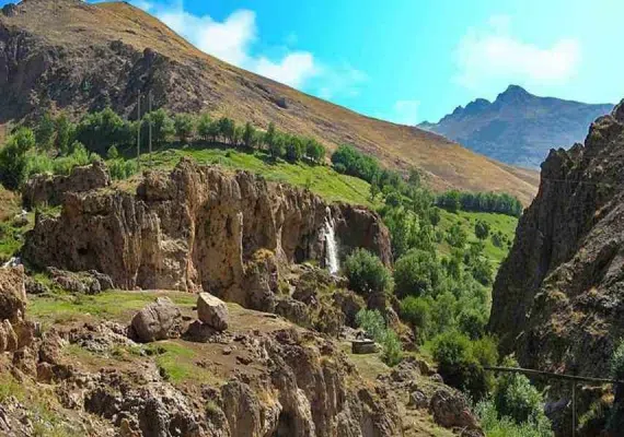 آبشار آبگرم کلات