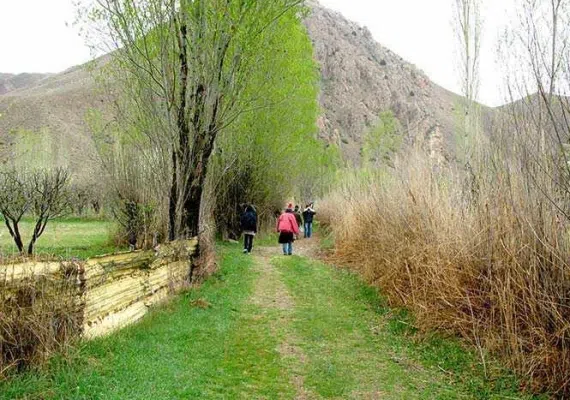 روستای هرانده فیروزکوه، چشم اندازی زیبا از طبیعت