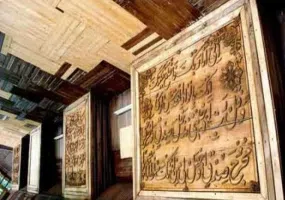 دهکده چوبی نیشابور، یکی از زیباترین مساجد ایران