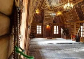 دهکده چوبی نیشابور، یکی از زیباترین مساجد ایران