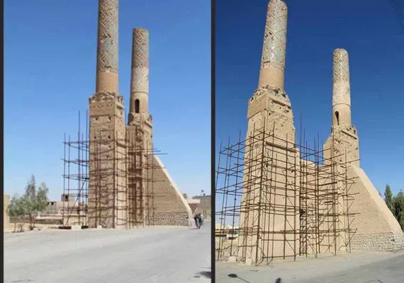 مناره های مسجد نظامیه