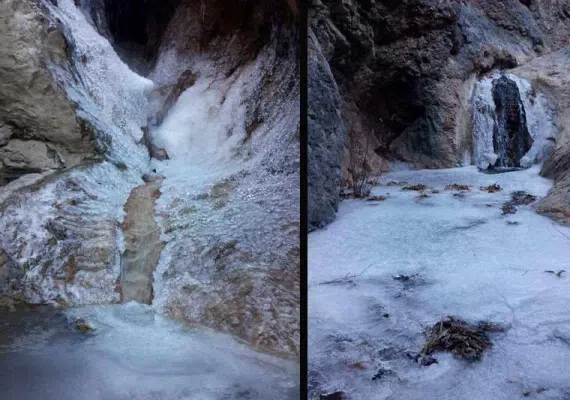 آبشار بید و غار اژدر