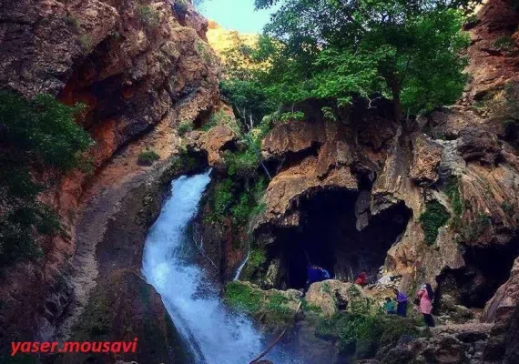 آبشار آتشگاه، طولانی ترین آبشار ایران، آبشاری مینیاتوری