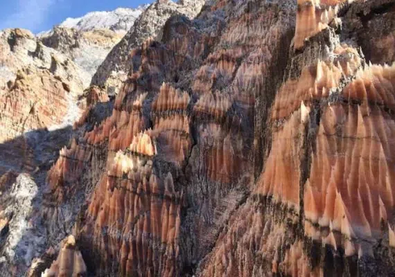 گنبد نمکی جاشک، کوهی از شگفتی