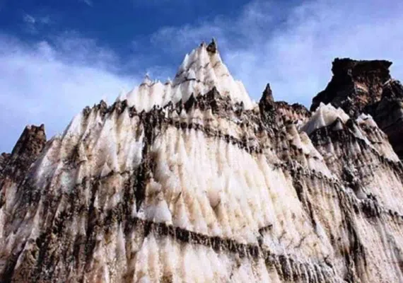 گنبد نمکی جاشک، کوهی از شگفتی