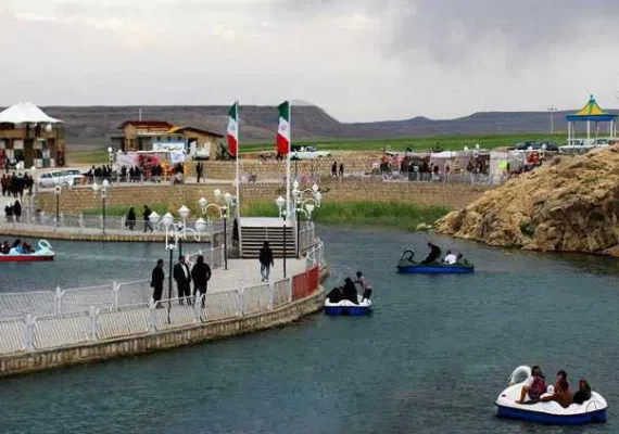 چشمه بالخلی بلاغی شهر گرماب، چشمه ماهی