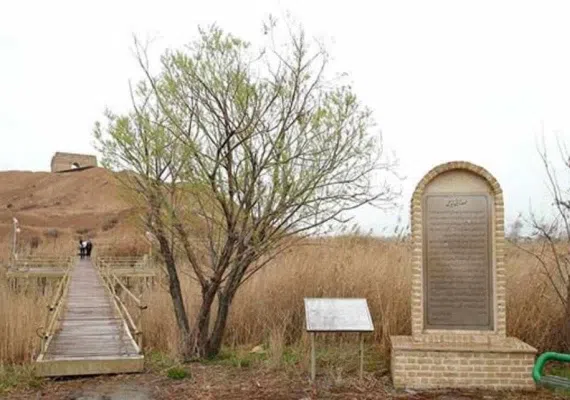 تپه میل، آتشکده بهرام گور