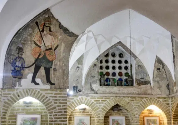 چایخانه حمام خان یزد