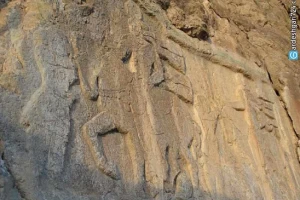 سنگ نگاره ساسانی خان تختی