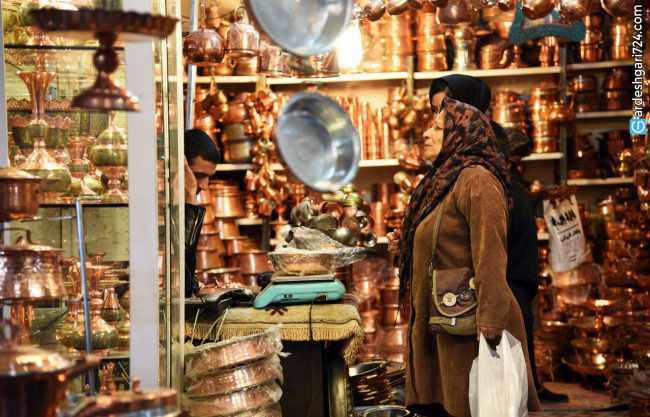 بازار مسگرها در شیراز