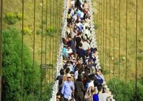 پل معلق مشگین شهر