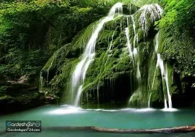 آبشار کبودوال، بزرگترین آبشار خزه ای جهان