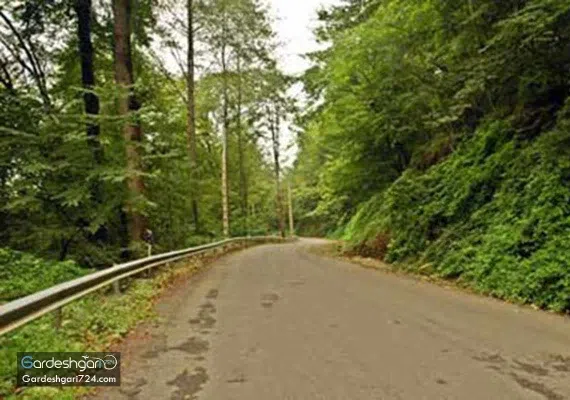 پارک جنگلی کردکوی، منطقه جنگلی پلنگ پا با آبشاری خزه ای