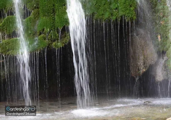 آبشار کبودوال، بزرگترین آبشار خزه ای جهان