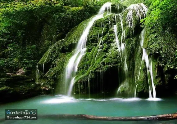 آبشار کبودوال، بزرگترین آبشار خزه ای جهان