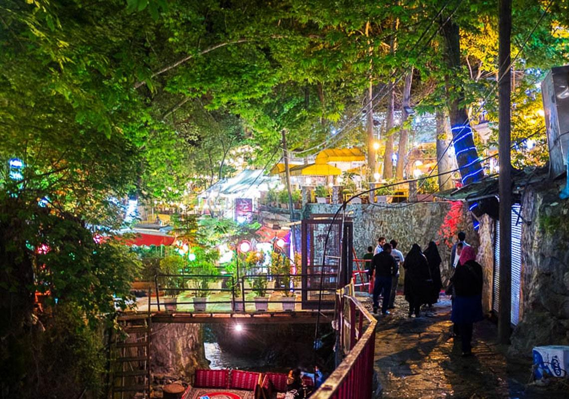 رستوران های دربند تهران